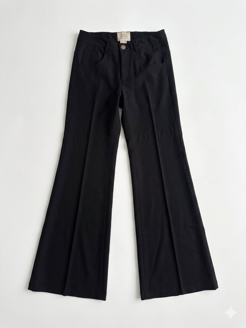 Sara Berman Black High-Waist Trousers